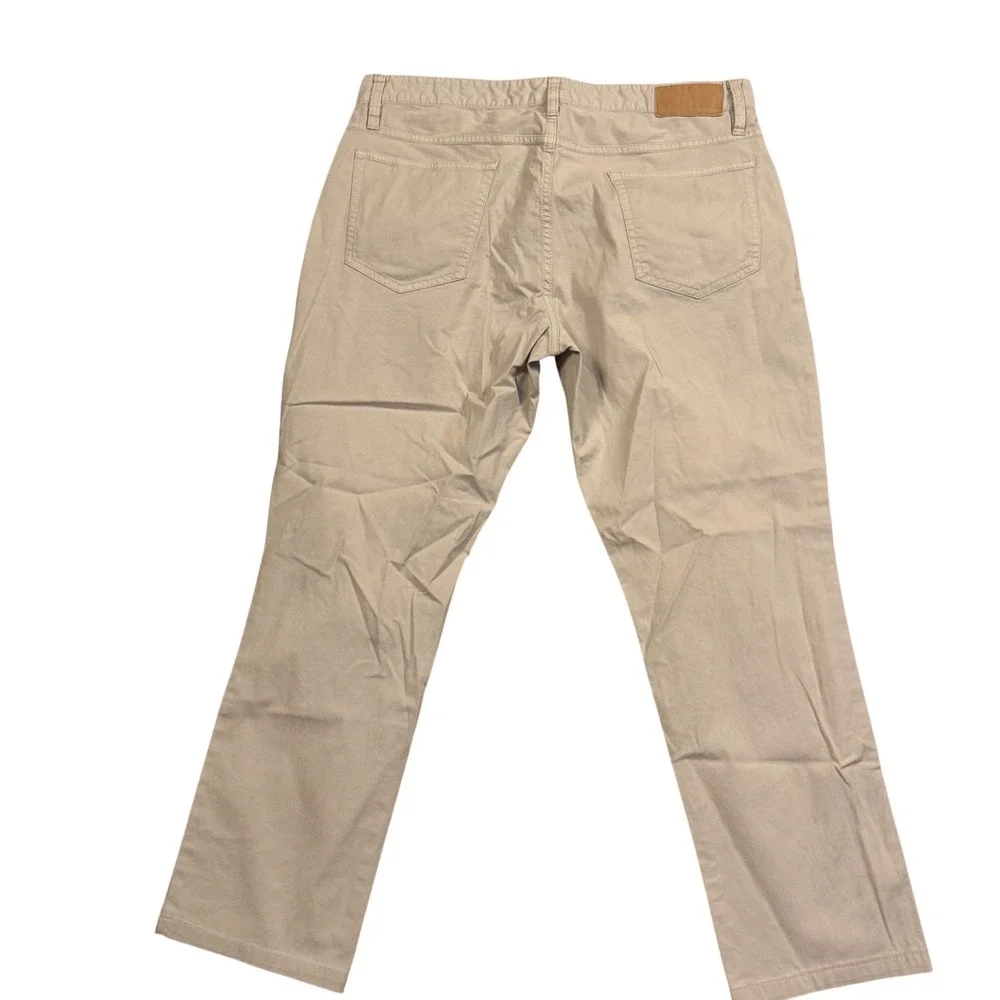Bonobos Mens Stretch Cotton Chinos Khaki Tan Straight Leg‎ Pants 35x30 23713